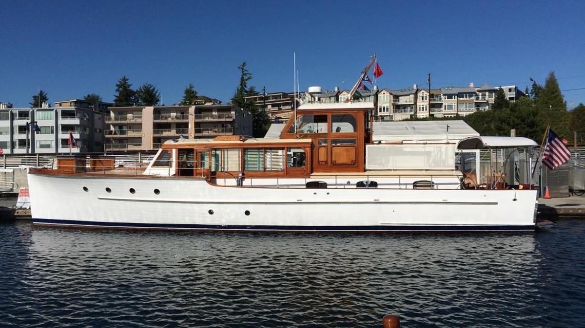 Riptide, whose owner lives in Port Orchard, will return to the spotlight with this weekend’s Wooden Boat Festival in Olympia. The boat was featured in a 1980s TV show.