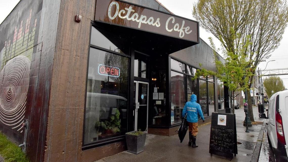 Octapas Cafe is an entertainment venue and a cafe serving tapas and other Spanish-style dishes at 414 Fourth Ave E. in downtown Olympia.
