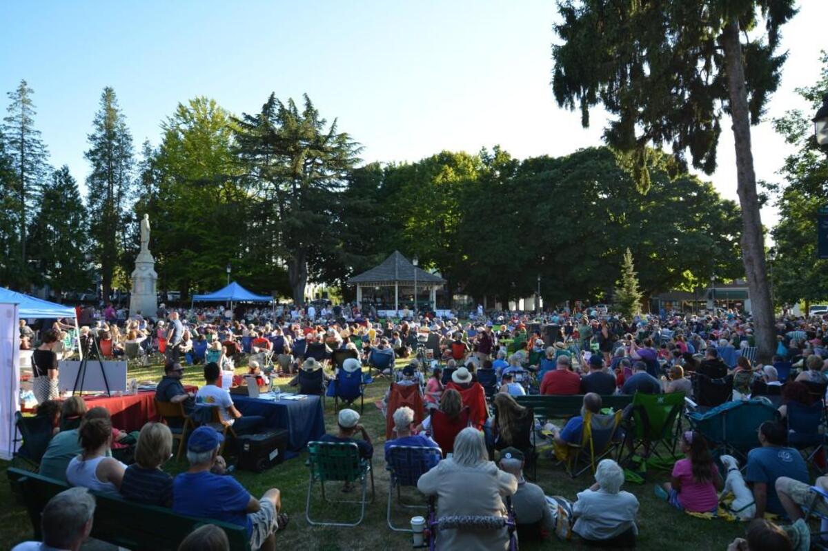 Music in the Park kicks off Wednesday at Sylvester Park in downtown Olympia.