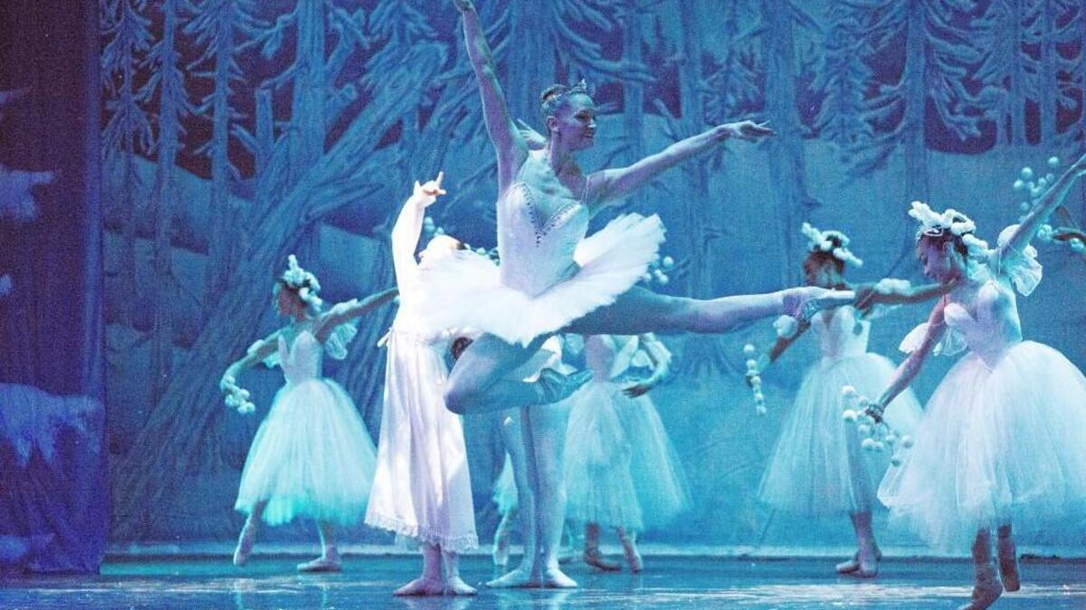 Kate Monthy as the Snow Queen in Tacoma City Ballet’s “The Nutcracker.”