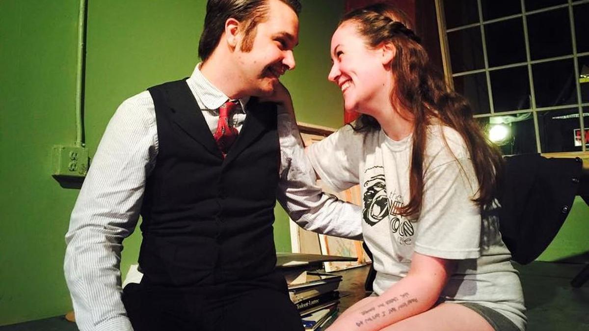 Mark Alford and Alayna Chamberland star in “The Credeaux Canvas” at the Midnight Sun Performance Space.