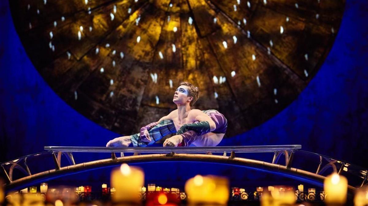 Contortionist Aleksei Goloborodko in Cirque du Soleil’s “Luzia.”