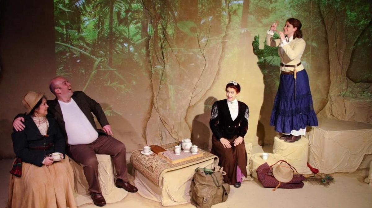 Dana Galagan, Morgan Picton, Heather R. Christopher and Maggie Ferguson-Wagstaffe in “On the Verge.”