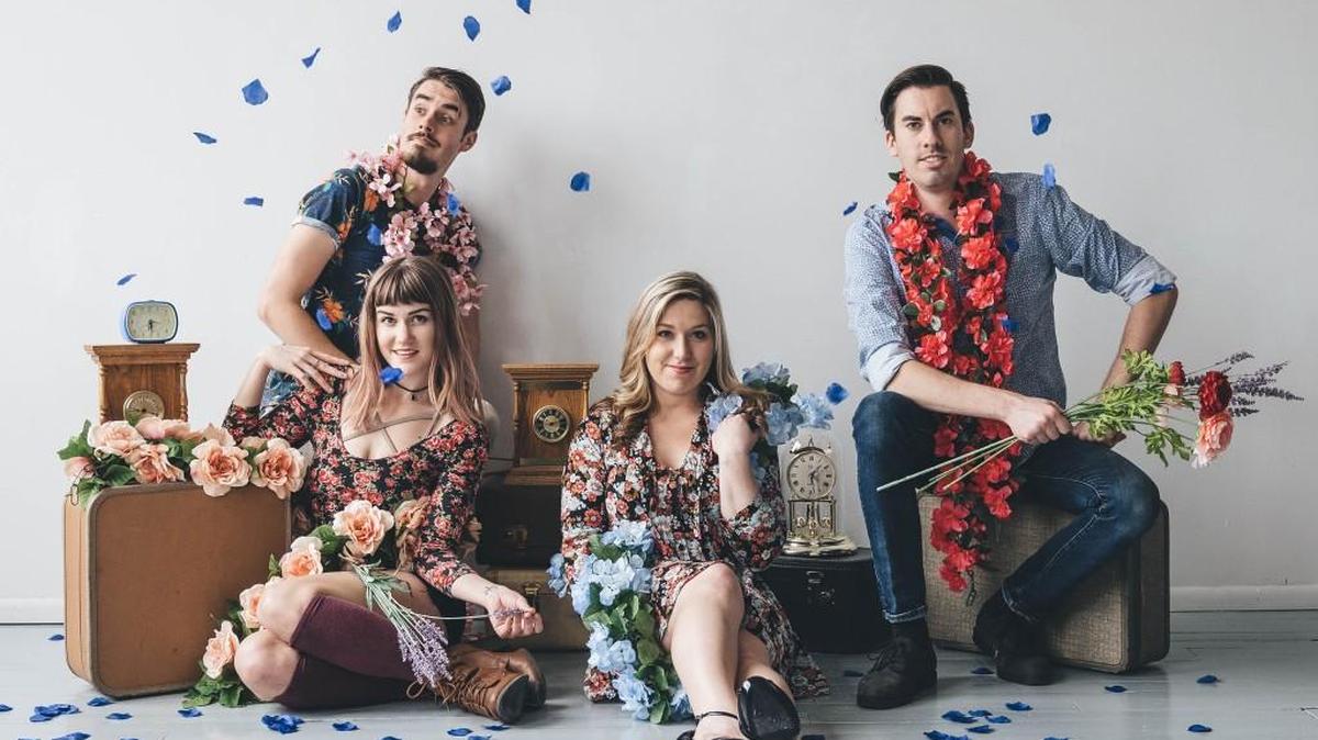 The quirky Seattle-based Americana-playing quartet Kuinka will play Friday at Rhythm & Rye.