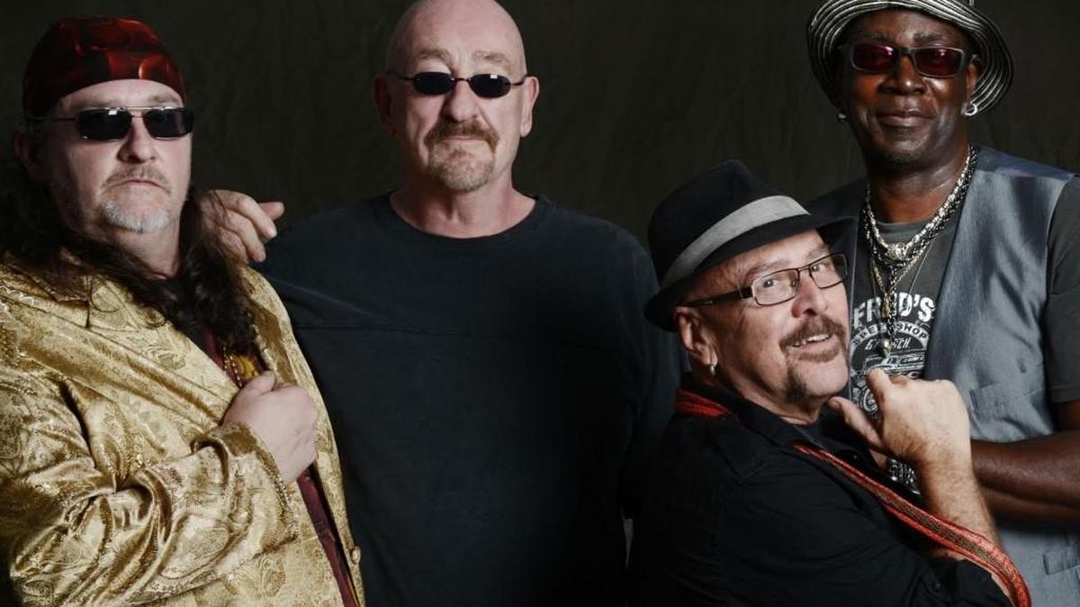 Dave Mason and his band on the Alone Together Again 2017 tour.
