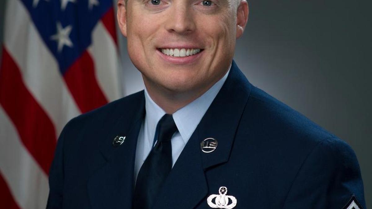 
Master Sgt. Jeremiah True leads The Commanders, a jazz ensemble from the Air Force’s Band of the Golden West. 
