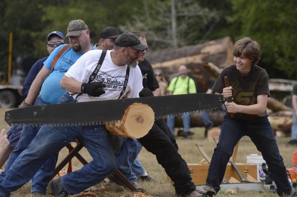 The Stihl Timbersports Professional Western Qualifier logging competition, which include chopping, sawing, log rolling and climbing, will be part of this weekend’s Mason County Forest Festival in Shelton.