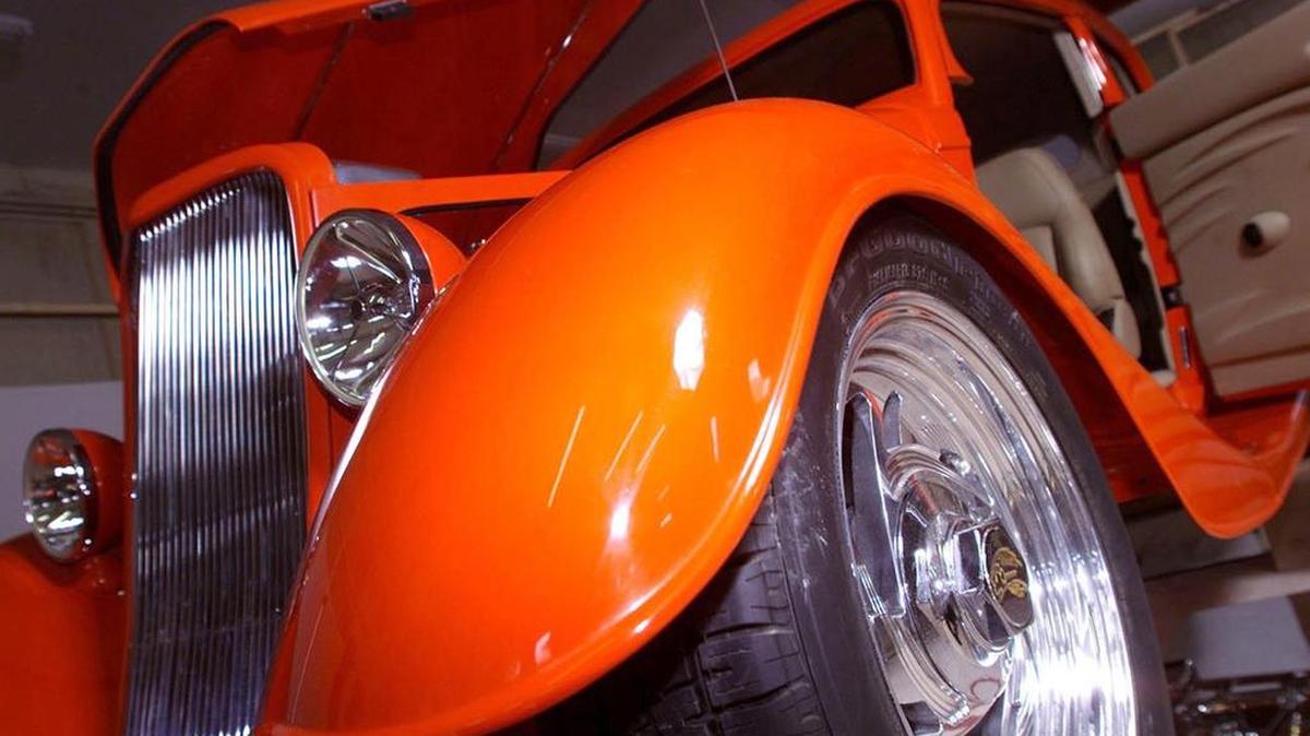 Ted Dimitri made more than 200 modifications to this 1933 Ford Victoria.