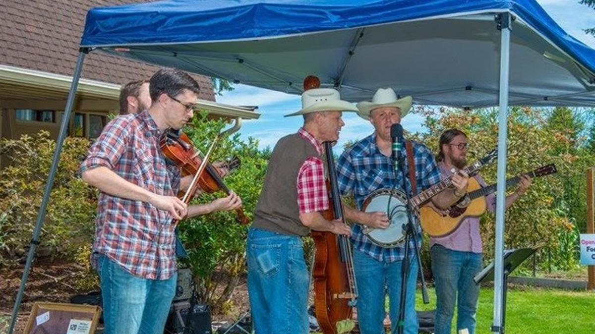The Oly Mountain Boys entertain at last year's Blueberry Bash.