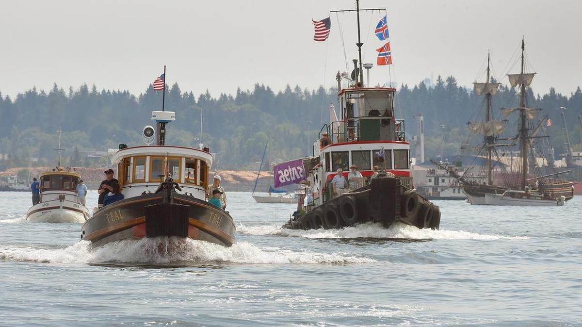 The annual Harbor Days tugboat races will take place Sunday afternoon in Budd Inlet.