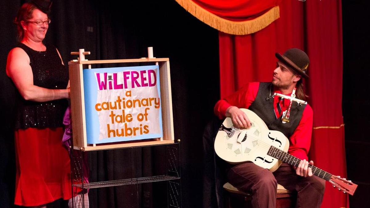 Alison “Al” Metheny, left, and Scott “Scuff” Acuff, who make up the old-time house band Scuff and Al, will be auditioning this weekend for the vaudeville show slated for October.