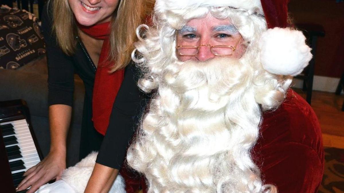Accompanist Angi Swan and Santa will both be in attendance. Along with the music, he’s going to be listening to children’s Christmas wishes.