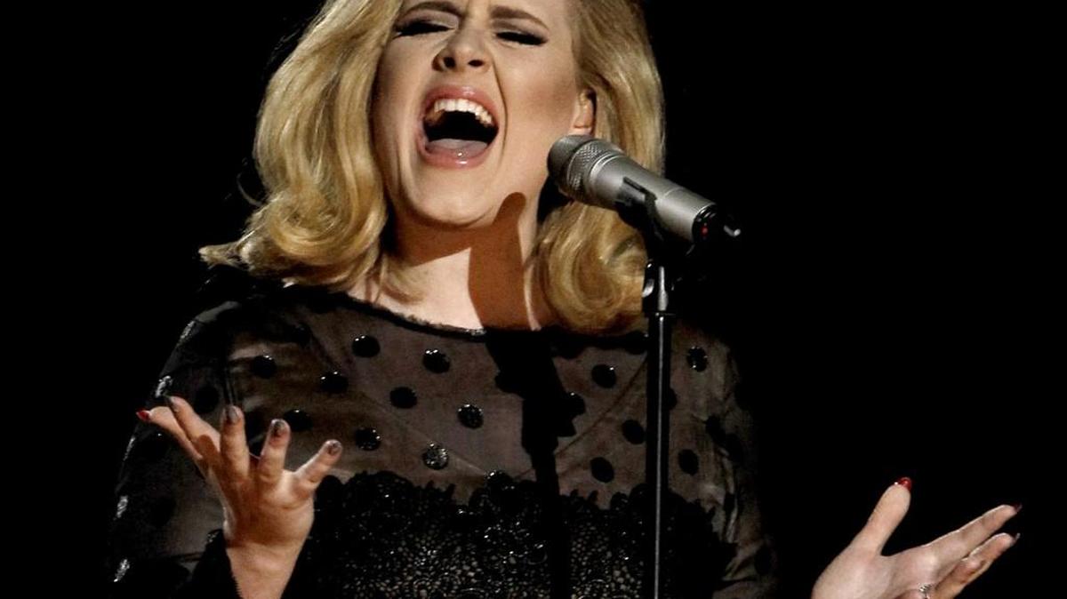 Adele performs during the 2012 Grammy Awards in Los Angeles. The singer will bring her Adele Live 2016 tour to KeyArena in Seattle July 25-26.