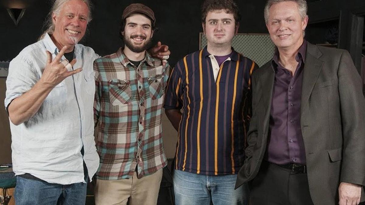 Climate Change are, from left, Michael Olson, Tarik Bentlemsani, Ariel Calabria and Dennis Hastings.