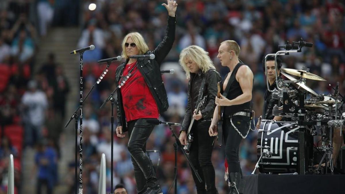 Def Leppard, shown performing at Wembley Stadium in London in 2014, announced Monday it will be coming to the Tacoma Dome Oct. 1.