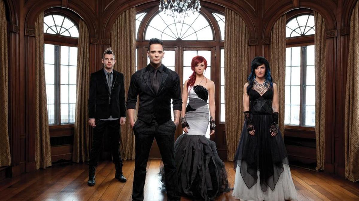 The Christian rock band Skillet will headline Winter Jam Tour Spectacular when it comes to Tacoma Saturday. The band includes, from left, Seth Morrison, John Cooper, Jen Ledger and Korey Cooper.