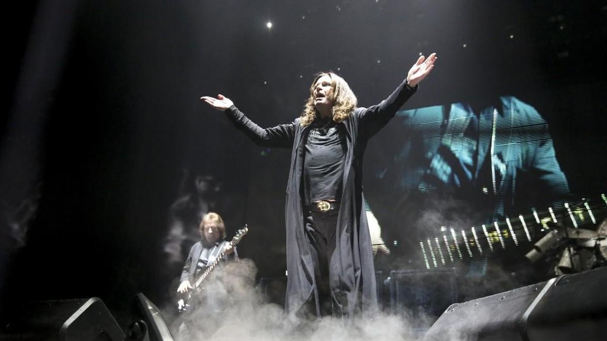 Ozzy Osbourne and Black Sabbath perform at the United Center in Chicago. The band brings its final tour to the Tacoma Dome on Saturday.