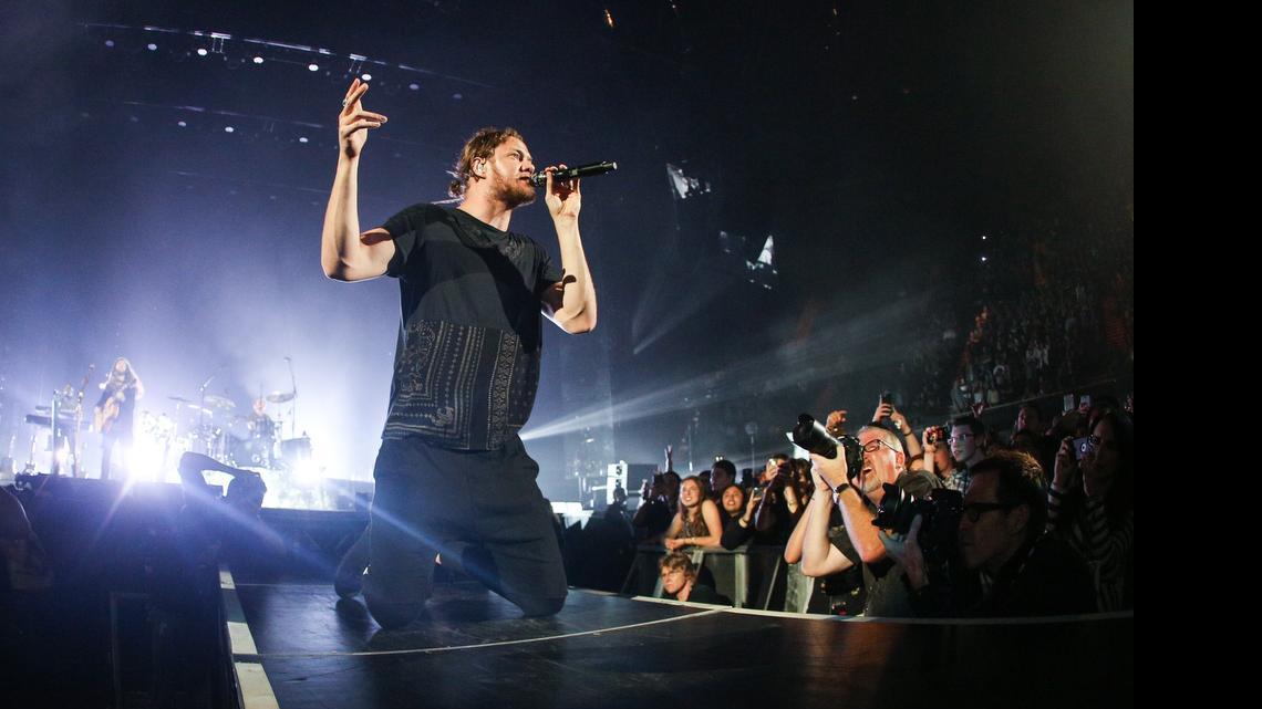
Dan Reynolds and his bandmates in Imagine Dragons are stopping Friday at the Tacoma Dome on its Smoke and Mirrors Tour, along with opening acts Metric and Halsey.
