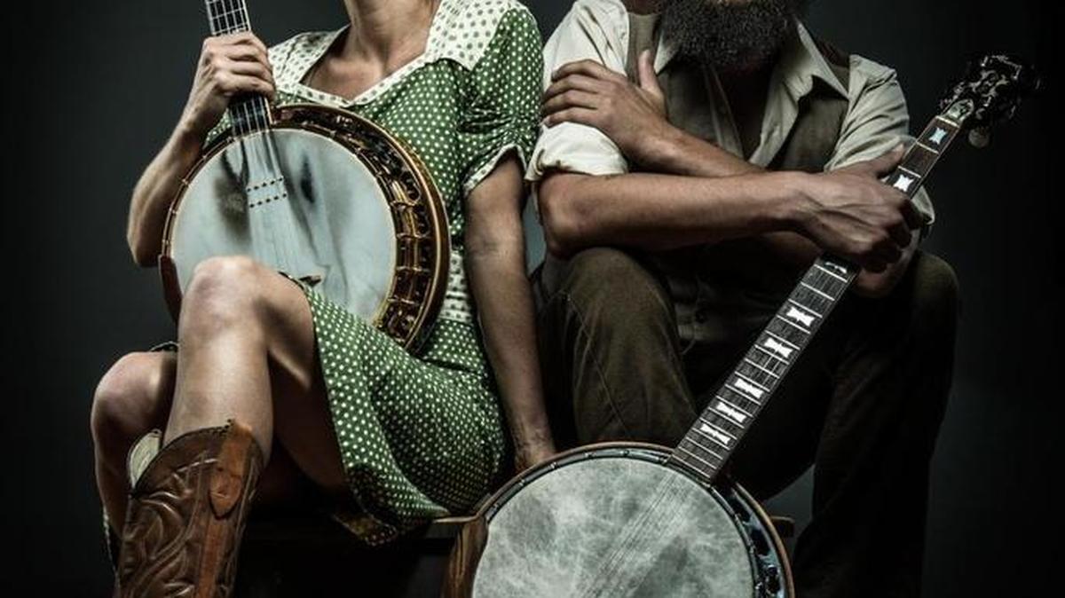 Kendl Winter, left, and Palmer T. Lee are Americana band The Lowest Pair, one of several acts performing during the four-day Oly Old-Time Festival.