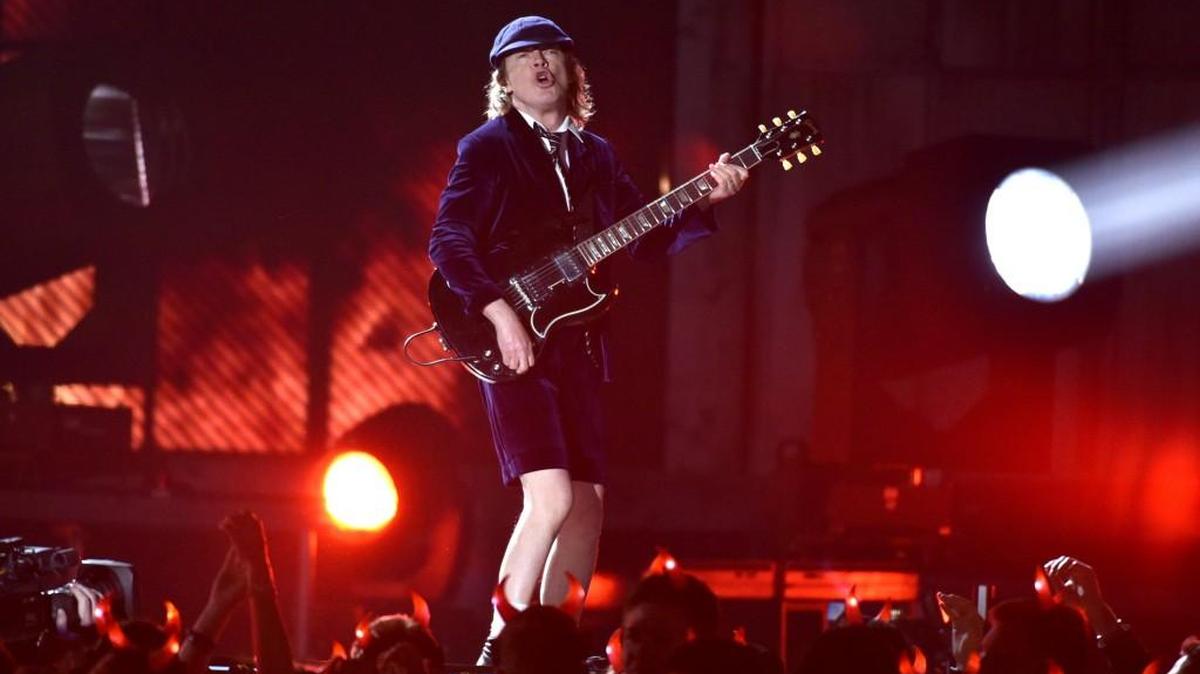 Angus Young, of AC/DC.