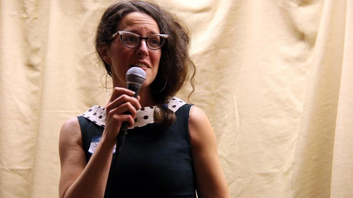 Jenna Bean Veatch hosts one of her Not-Creepy Gatherings for People Who Are Single and Want to Fall in Love.
