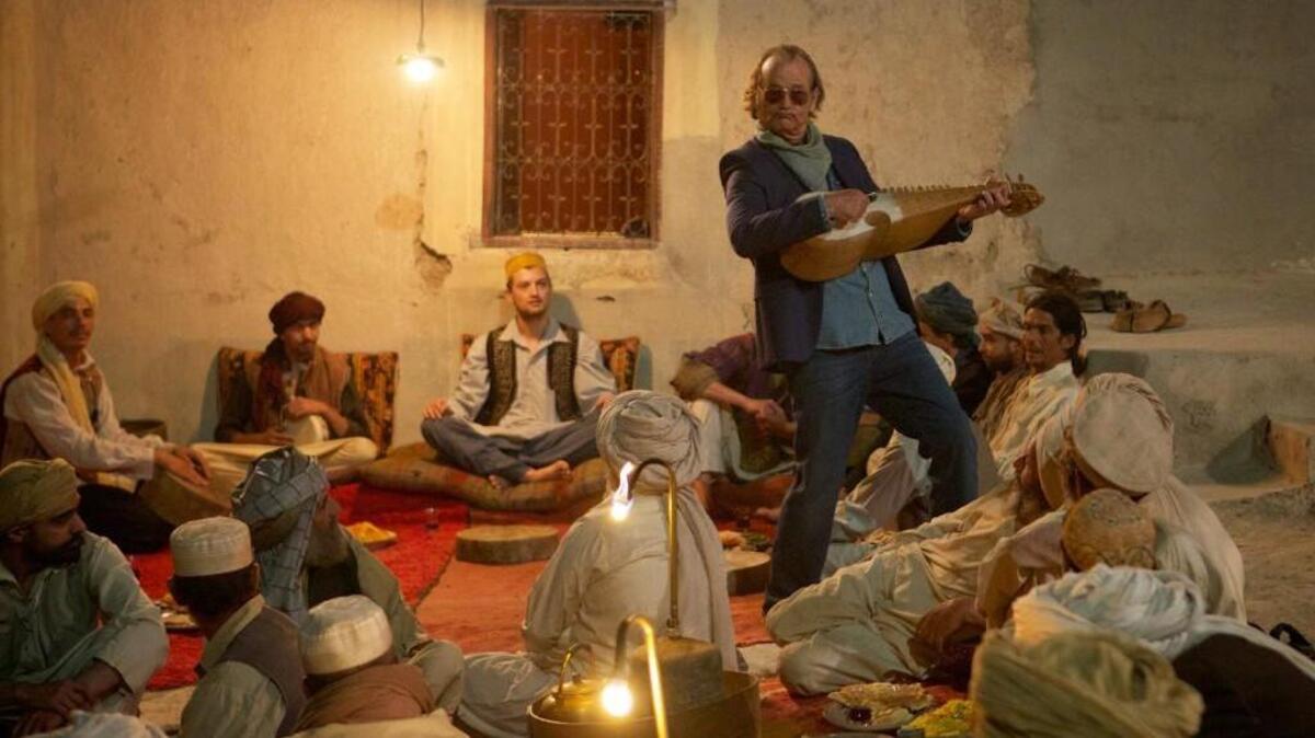 Bill Murray portrays Southern Californian promoter Richie Lanz in “Rock the Kasbah.”