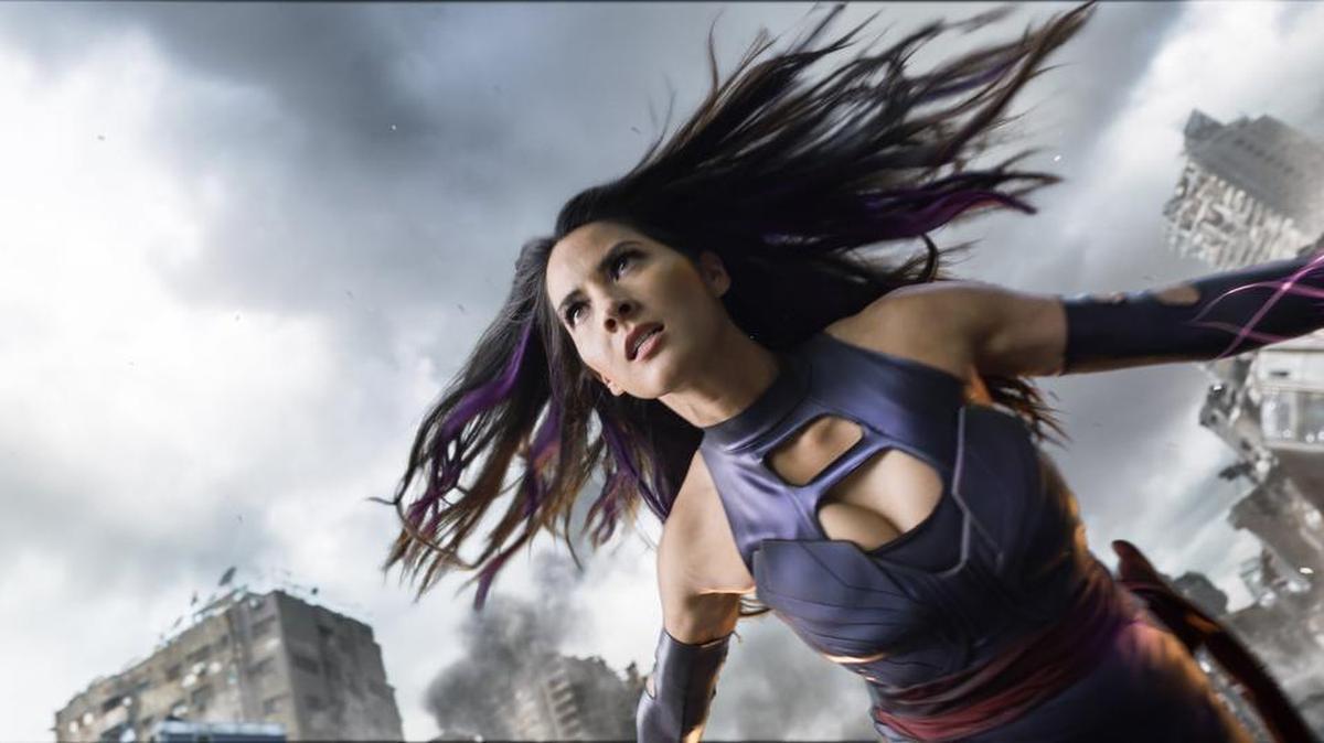 Olivia Munn as Betsy Braddock/Psylocke in a scene from “X-Men: Apocalypse.”
