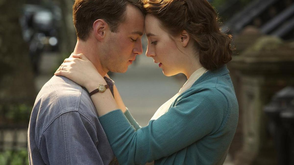 Emory Cohen as Tony and Saoirse Ronan as Eilis in “Brooklyn.”