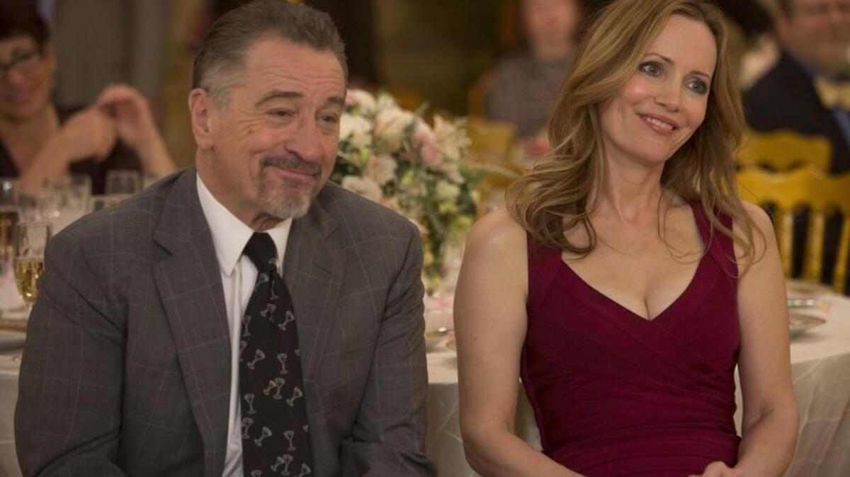 Robert De Niro and Leslie Mann star in “The Comedian.”