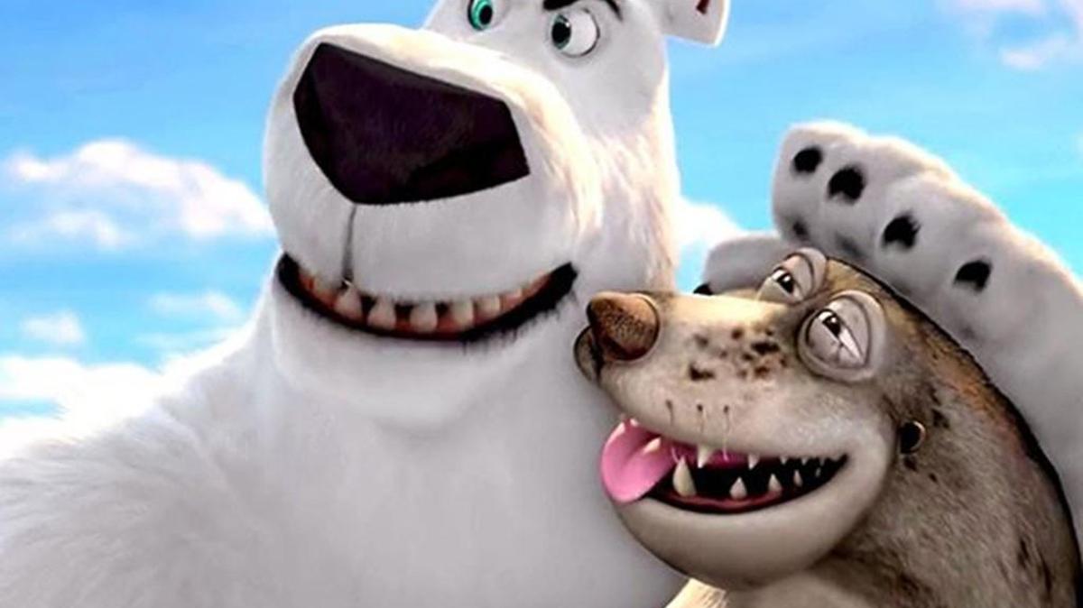Norm the polar bear, voiced by Rob Schneider, and a friend in “Norm of the North.”