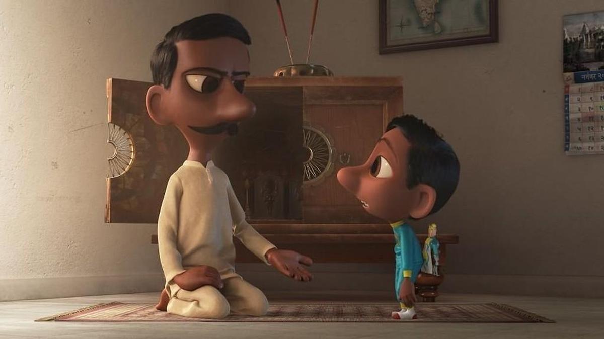 In “Sanjay’s Super Team” from Pixar Animation Studios, a first-generation Indian-American boy’s love for Western pop culture conflicts with his father’s traditions.