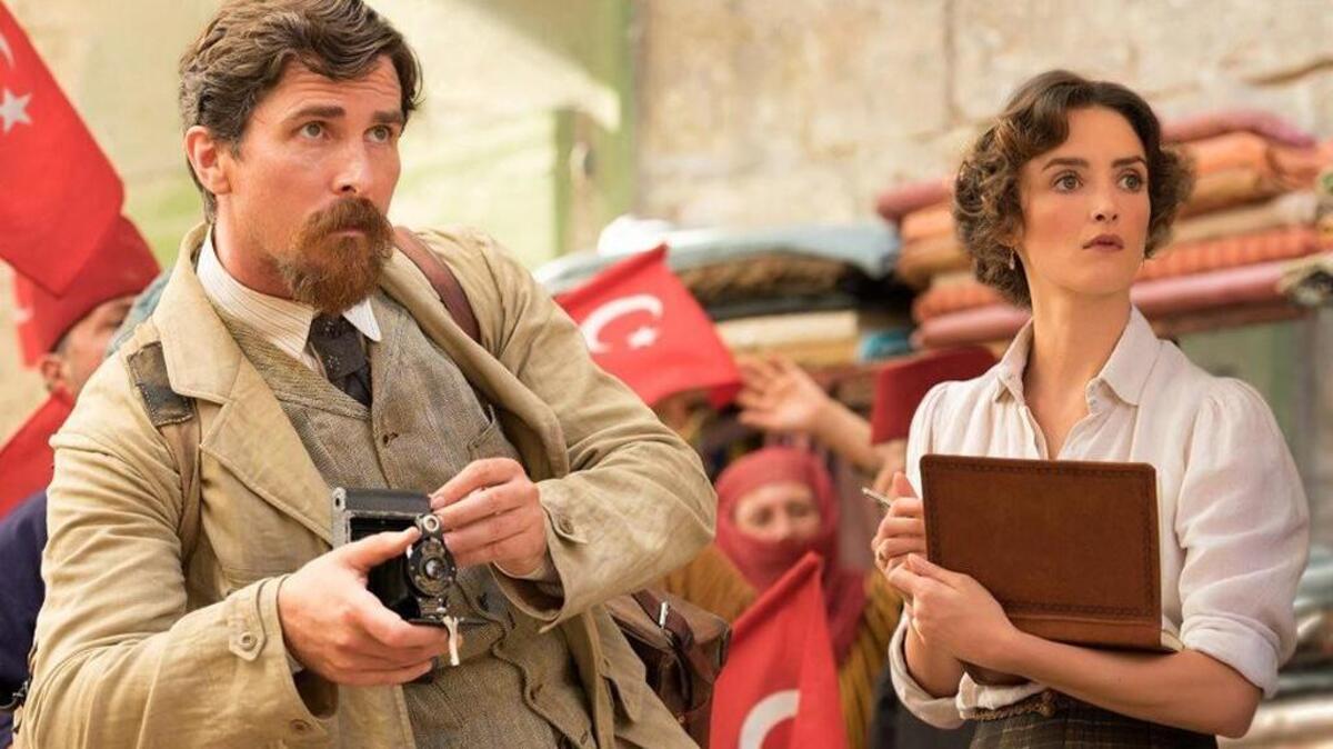 Christian Bale and Charlotte Le Bon in “The Promise.”
