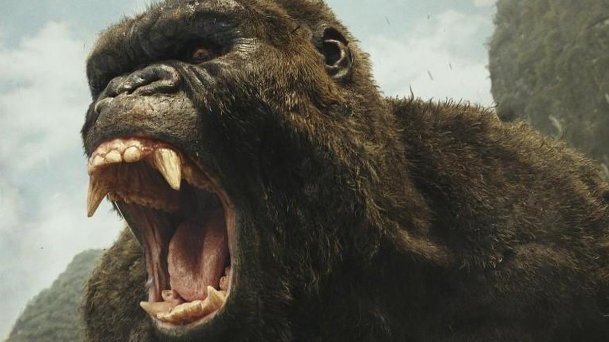 All the human characters take a back seat to the big hairy ape in “Kong: Skull Island.”