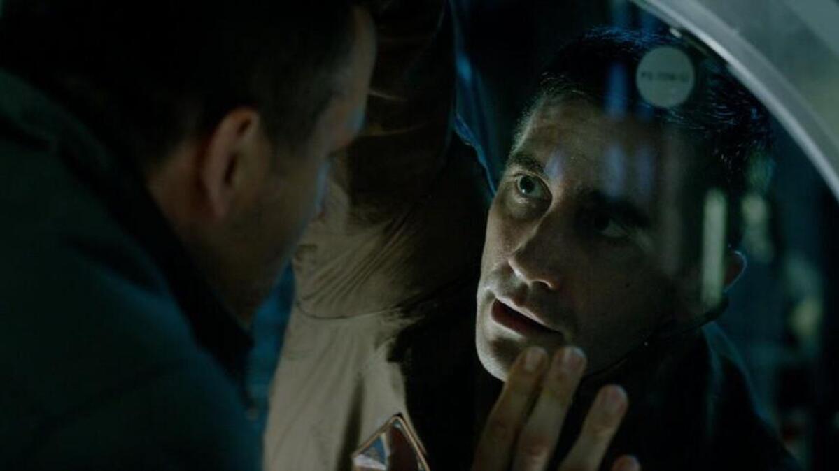 Ryan Reynolds, left, and Jake Gyllenhaal star in “Life.”