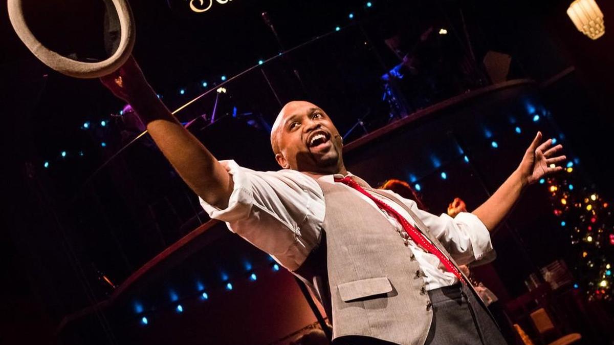 DuWayne Andrews Jr.performs in Harlequin Production’s “The Stardust Christmas Dazzle.”
