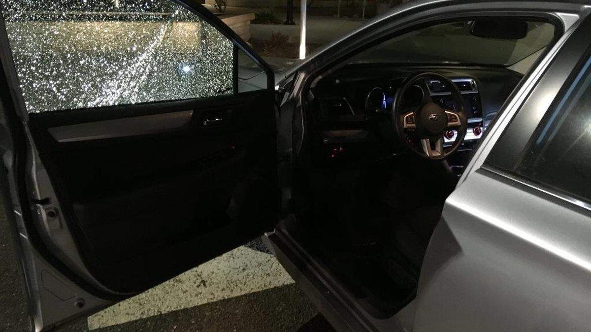 Someone in a dark-colored vehicle fired a BB gun or pellet gun at four other vehicles in Lacey Friday night, according to Lacey police.
