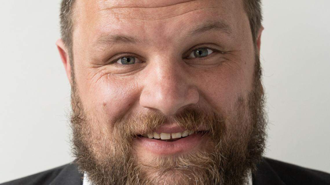 Olympia comedian Sam Miller