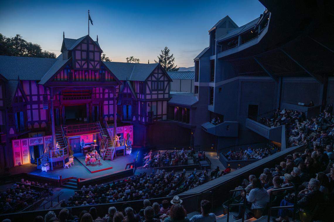 The Oregon Shakespeare Festival’s Allen Elizabethan Theater, inspired by the theaters of Shakespeare’s time, is a beautiful setting for seeing a show. Tip: Dress in layers, as temperatures can drop precipitously after sunset.