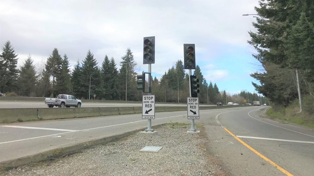 Ramp meters regulate traffic on I-5 by managing the pace of and spacing between merging vehicles, according to WSDOT.