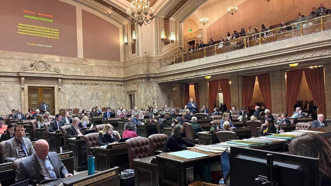 Lawmakers debated a bill to limit rent increases on Tuesday Feb. 13 as their last piece of legislation before the house of origin cutoff.
