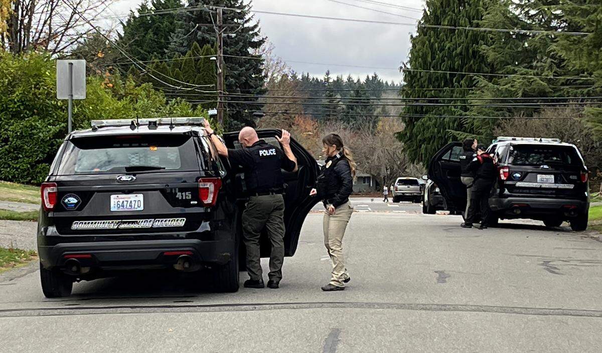 Two North Thurston schools were locked out about 11 a.m. on Nov. 19, 2025, for roughly 30 minutes after police responded to activity near College Street in Lacey. Lacey police Sgt. Jeremy Knight later confirmed investigators searched a home near College Street and Belair Drive Southeast in connection to a drive-by shooting.