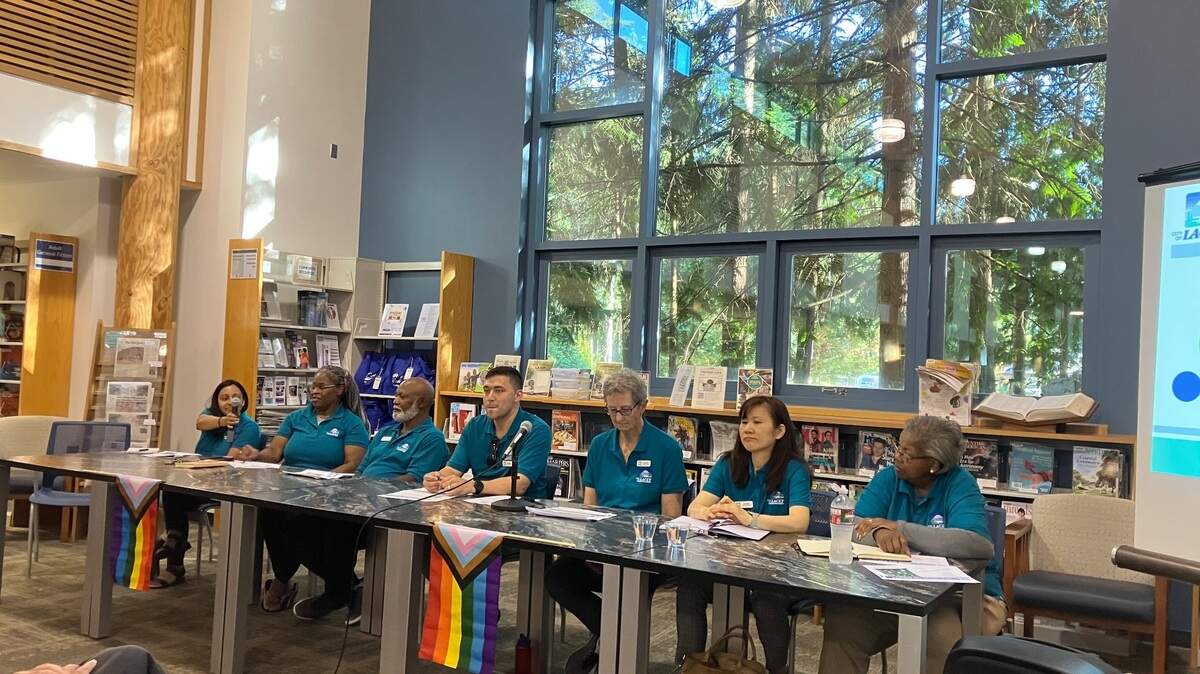 The Lacey Equity Commission hosted an LGBTQIA+ community forum at Lacey Timberland Library on Wednesday.