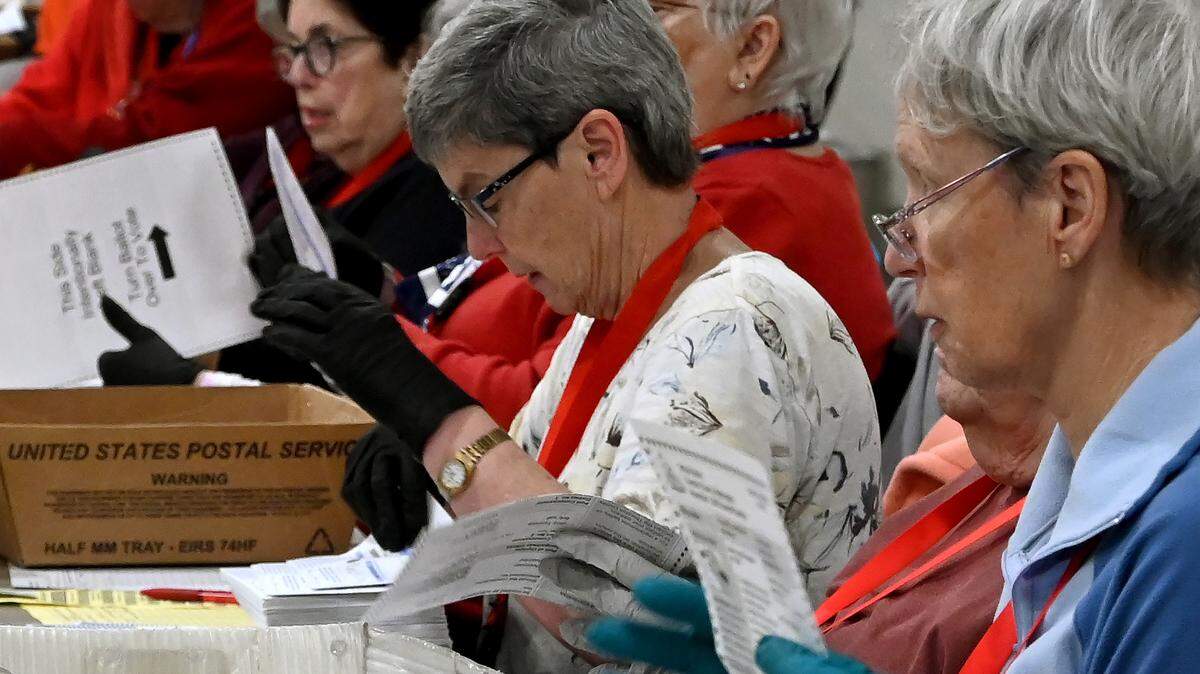 On Election Day Nov. 4, 2025 thousands of ballots are delivered then processed at the newly renovated Thurston County Ballot Processing Center in Tumwater.