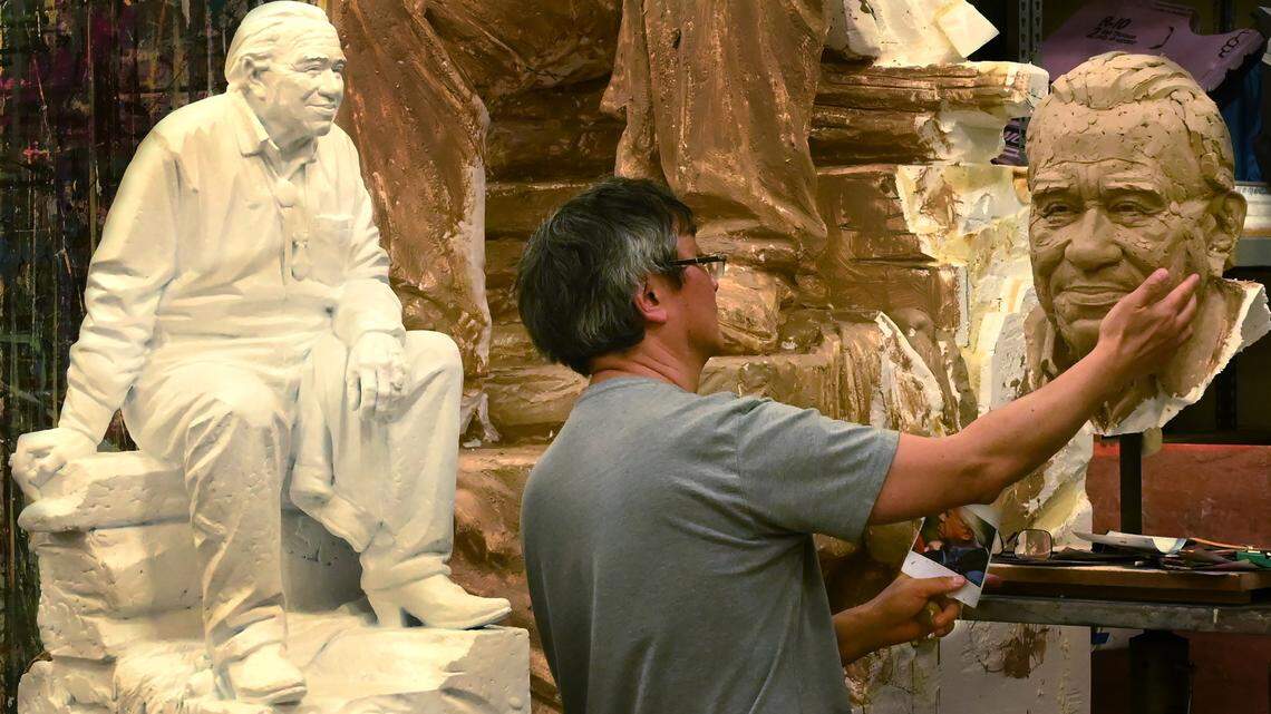 Look inside the creation of the Billy Frank Jr. statue that will represent Washington state in D.C.