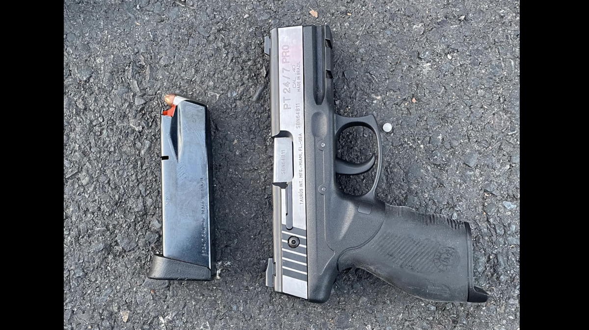 The Lacey Police Department shared an image of a handgun officers recovered from a group of juveniles in a Wednesday Facebook post. The juveniles have been accused of assaulting and robbing several people on Aug. 30.