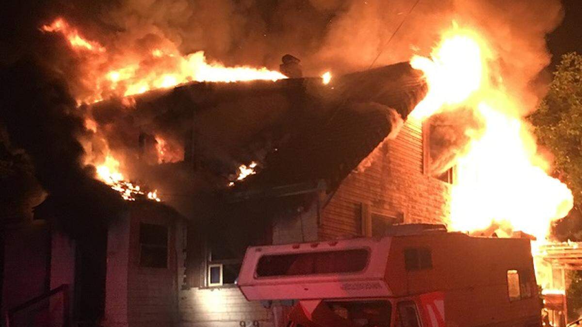Three people were taken to Harborview Medical Center in Seattle following a house fire on Duffy Street in Aberdeen about 4 a.m. Thursday.