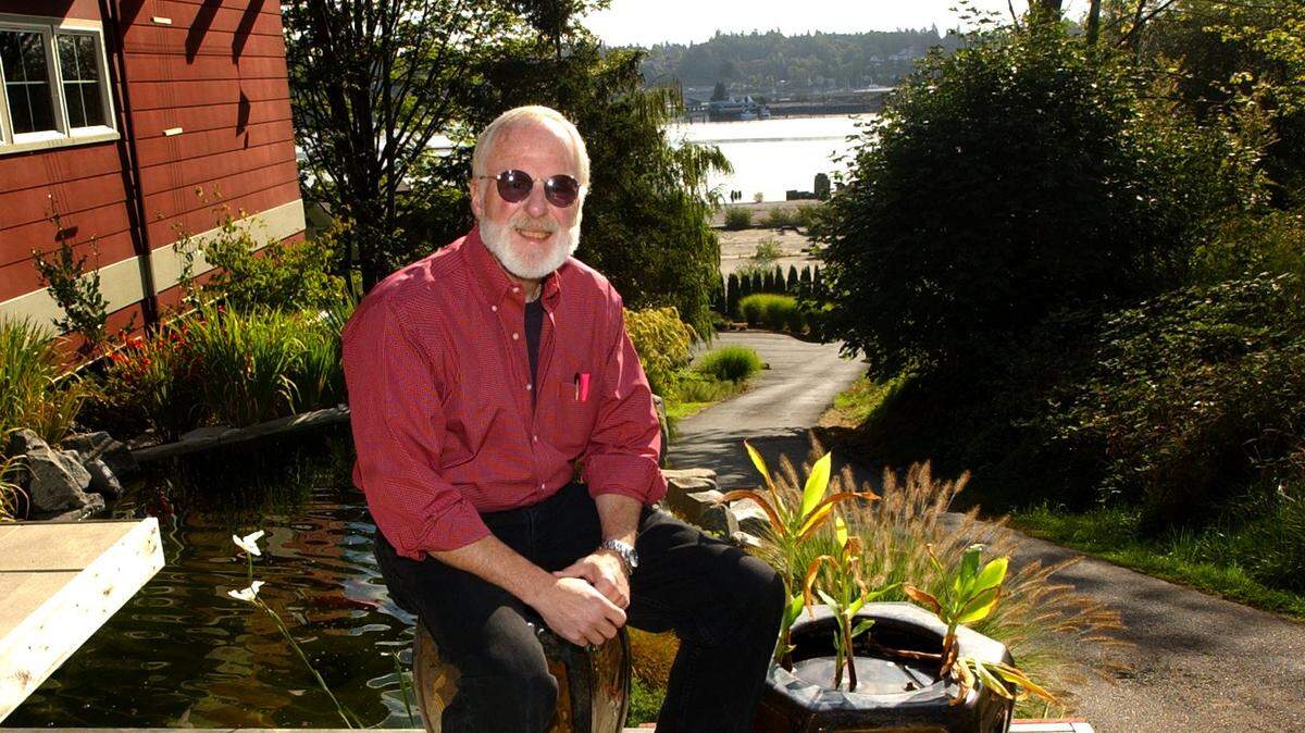 Mort James III, shown here in 2003, was a retired Olympia architect and a former president of the West Bay Drive Neighborhood Association. He and his wife, Alice, died last week when their SUV went over an embankment on West Bay Drive and flipped over.