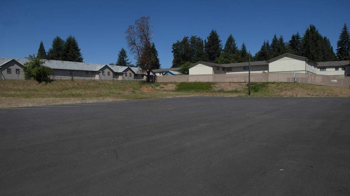The property at 2828 Martin Way East in Olympia is one of two proposed sites for homeless camps.  The City Council last week authorized the city manager to move forward with the purchase of the property for $1.35 million.
