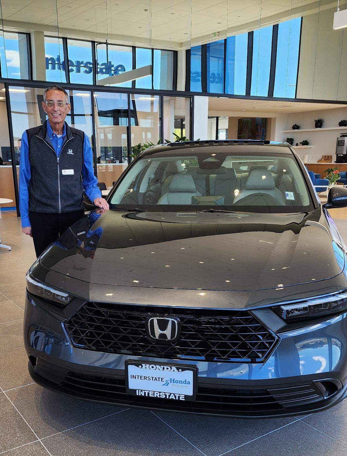 Interstate Honda of Chehalis had its official grand opening and ribbon cutting Thursday at 1820 NW Louisiana Ave. at I-5 and exit 72. It is the second Honda dealership John Csernotta has opened in Washington state since purchasing his first in Aberdeen six years ago.