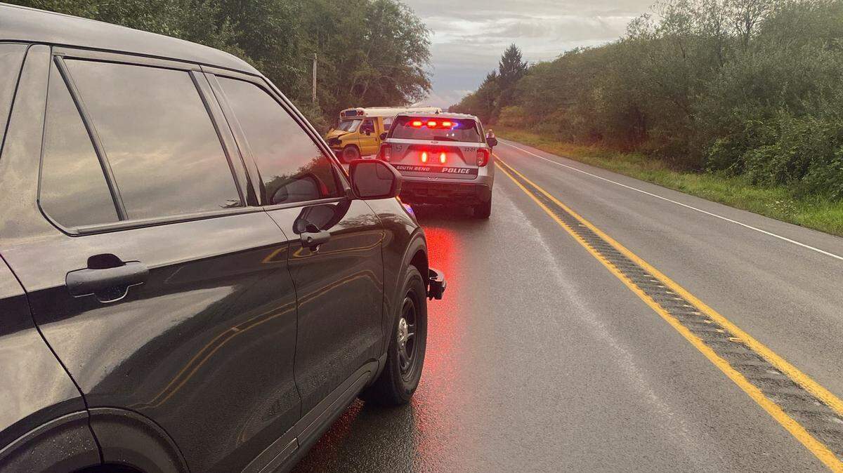 The driver veered to the right of the highway, then over-corrected his steering and entered the northbound lanes, crashing into a decommissioned bus, according to Washington State Patrol.